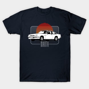 Opel Manta / Retro Classic Car Lover Design T-Shirt